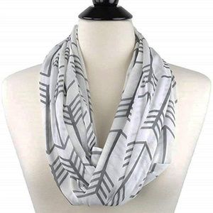 Scarf with hidden pocket